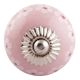 Pink Tiny Flower Ceramic Drawer Knob